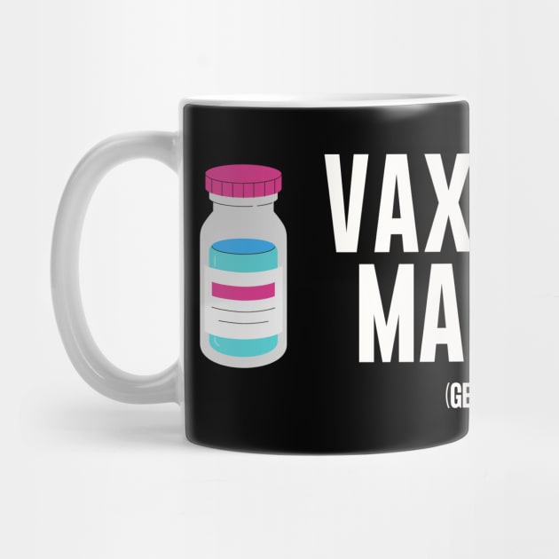 Vaxxed and Masked (Blue Vax) by TJWDraws